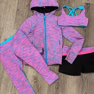 Ivivva 4 Piece Set Girls size 8